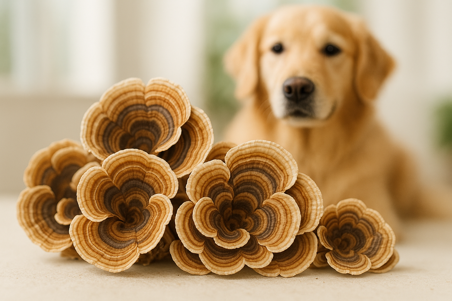 turkey tail msuhroom for dogs with cancer, best turkey tail mushrooom for dogs, turkey tail mushroom for dogs benefits, milo naturals. 