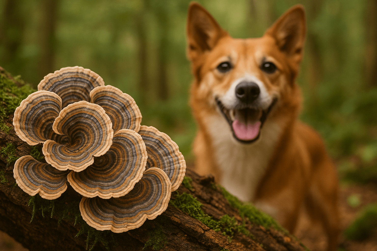 Turkey Tail Mushroom for Dogs, Milo Naturals, What does Turkey Tail Mushroom Do for Dogs