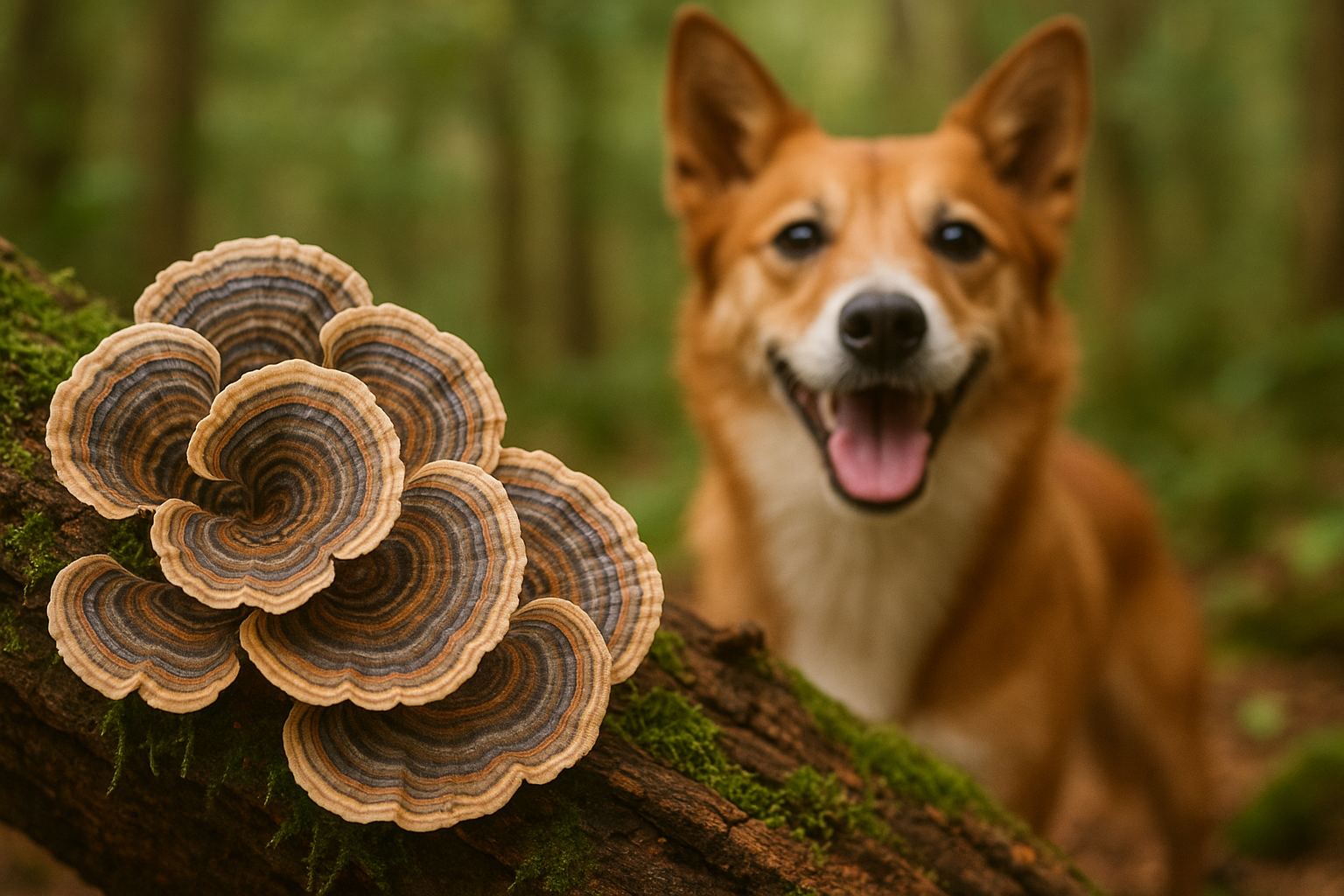 Turkey Tail Mushroom for Dogs, Milo Naturals, What does Turkey Tail Mushroom Do for Dogs