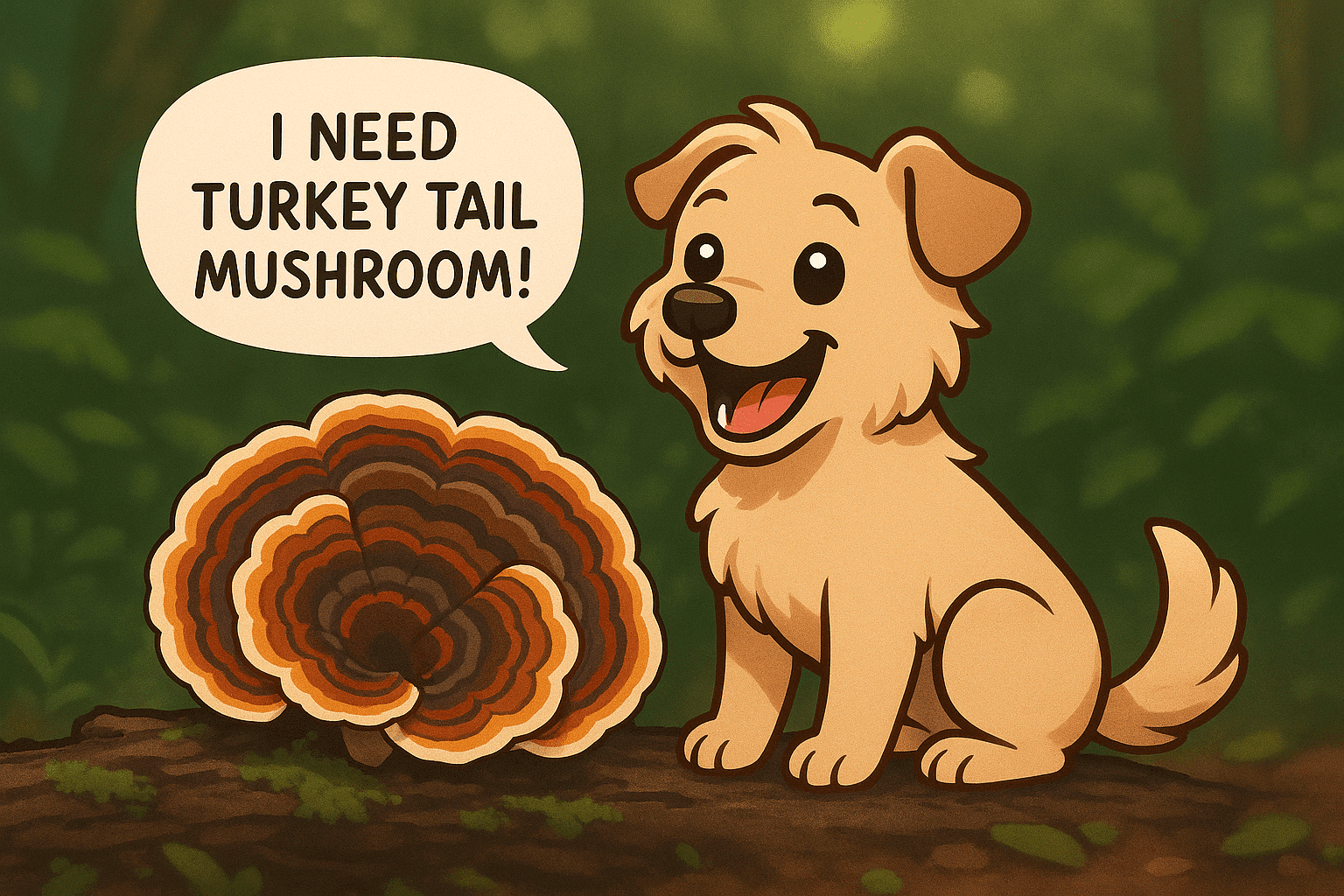Turkey tail mushroom for dogs, turkey tail mushroom for dogs safety, lipoma, lipomas, fatty lumps, cancer